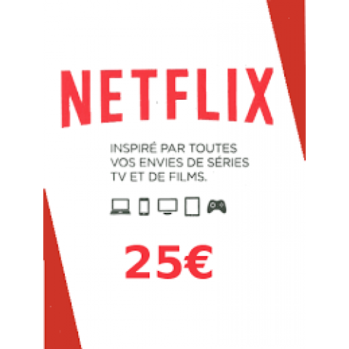 Netflix Carte de Recharge EUR(€) - Flitcha