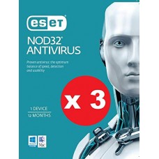 Eset NOD32 Antivirus 3 Devices GLOBAL Key PC ESET 1 Year
