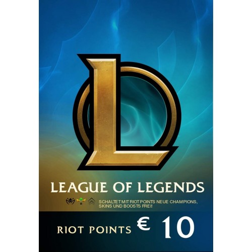 Riot Points Gift Card, €10